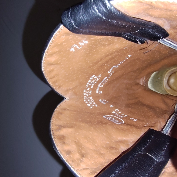 Dan Post Mens Cowboy Boots (Black) - Picture 5 of 9